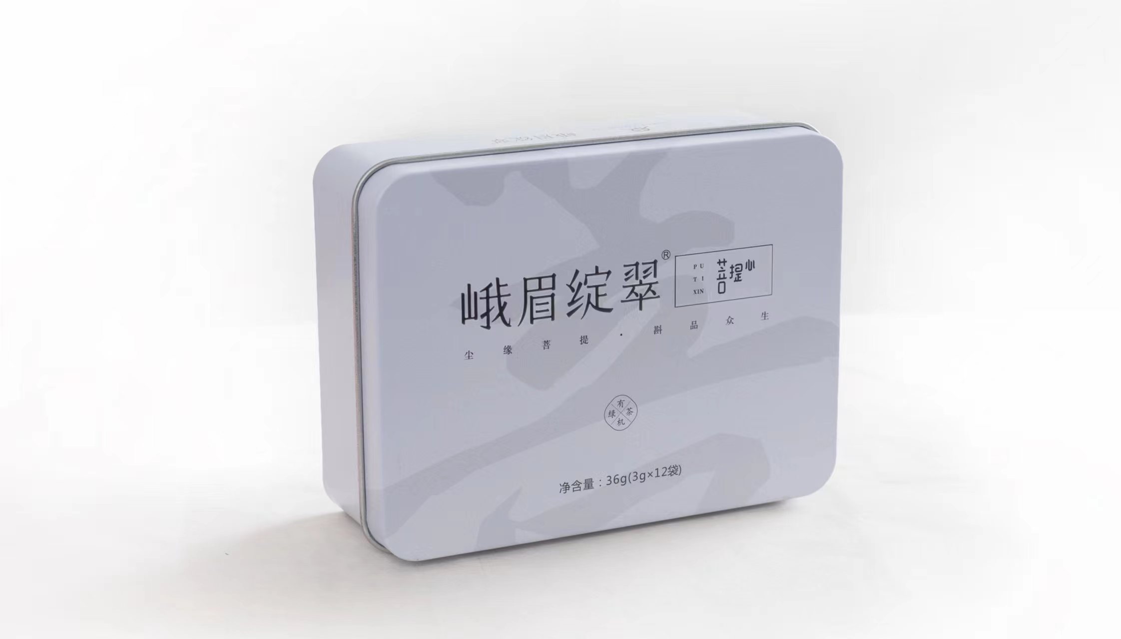 峨眉绽翠有机绿茶菩提心36g